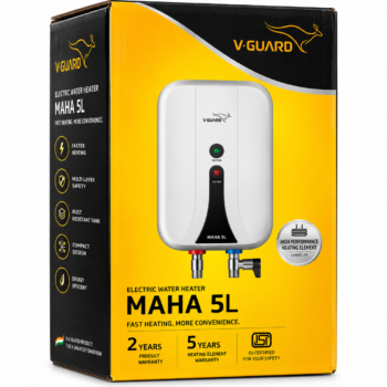 USHAಯ ಅಧಿಕೃತ ಮಾಹಿತಿಯಲ್ಲಿ Striker Plus‌ಗೆ 2 Years Warranty ಎಂದು ನೀಡಲಾಗಿದೆ. V-Guard MAHA 5L