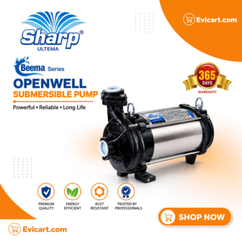 Sharp Ultama Beema 100 – 1 HP Openwell Submersible Pumpset